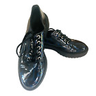 Katy Perry The Wilma Black Patent Leather/Midnight Blue Shoe KP0250 Women's 8.5