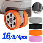 8/16PCS Silicone Suitcase Wheels Protection Cover Travel Luggage Accessories US
