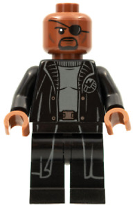 LEGO Marvel The Infinity Saga sh585b 76216 Nick Fury Black Trench Coat NEW