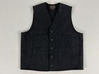 FILSON MACKINAW WOOL VEST CHARCOAL BLACK/ROPE STRIPE 2XL MWT SOLD OUT LAST ONE