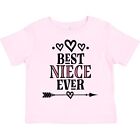 Inktastic Best Niece Ever From Aunt Toddler T-Shirt For Girls Childs Clothing
