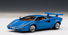 1/43 AUTOart Lamborghini Countach 5000 S 5000S Blue Car Model 54534