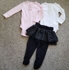 MIX and MATCH Bodysuits and Fold Over Skirted Leggings Set 24 months
