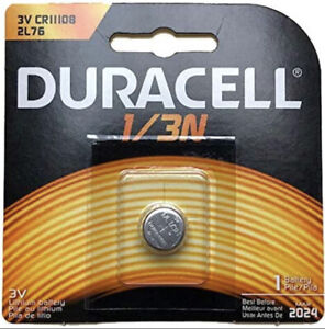 4 pcs Genuine Duracell 3v lithium battery 1/3N DL1/3N CR1/3N 2L76 EXP: 2024