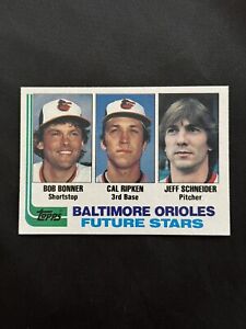 1982 Cal Ripken Jr Rookie Topps #21 RC Baltimore Orioles HOF MLB Card