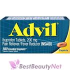 Advil Pain Reliever Fever Reducer 100 Coated Caplets