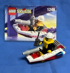Lego system 1248 boat shell 1999 - No Box - COMPLETE!