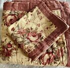 New ListingVintage Waverly Home Norfolk Rose Sonata QUEEN Comforter Set Comforter W 2 Shams