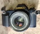 Canon T50 #1753879 W/Fd Canon 50/1.8 #7851118 & Case TESTED 100% WORKING