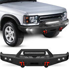 Front Bumper for 1999-2004 Land Rover Discovery 2 Off-Road W/ LED Light & D-ring (For: 2002 Land Rover Discovery)