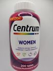 CENTRUM - WOMEN MULTIVITAMIN - 200 TABLETS - EXP 07/2024