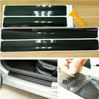 Accessories Car Interior Door Sill Scuff Cover Carbon Fiber Vinyl Wrap Sticker (For: More than one vehicle)