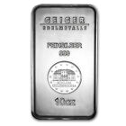 10 oz Silver Bar - Geiger (Security Line Series)