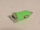 USB  CAR CHARGER FOR IPHONE 4/4S/5 &THE MICRO #8305/2 #GREEN