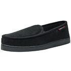 Alpine Swiss Mens Wide Moccasin Slippers Memory Foam Slip On Indoor House Shoes