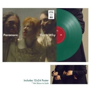 PARAMORE This Is Why GREEN Vinyl Exclusive with Poster - IN HAND!