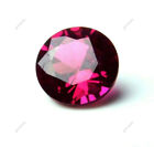 1 Pcs 6x6 mm NATURAL Genuine Ruby Red CERTIFIED Round Diamond Cut Loose Gemstone