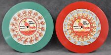 New ListingLot of 2 Red Raven 78RPM Vinyl Records Christmas Themed Music VG