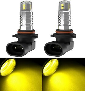LED 20W 9005 HB3 Yellow Two Bulbs Head Light Dual Beam Show Use Replacement Lamp (For: 2022 Kia Rio)
