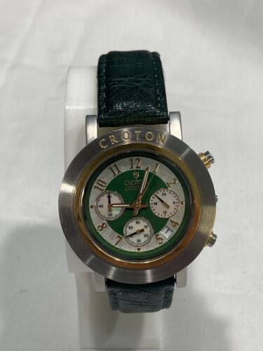 vintage croton chronograph watch
