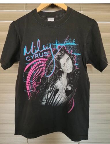RARE Vintage 2009 Miley Cyrus Wonderworld Tour ORIGINAL Anvil Concert T-Shirt S