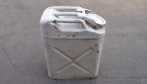 Old US Navy White WW2 era 1944 Dated Jerry Can / Water Can (USED)