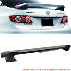 Fits 09-13 Toyota Corolla Sportivo Trunk Spoiler Wing Gloss Black ABS (For: 2010 Toyota Corolla)