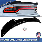 For Dodge Charger Trunk Spoiler Gloss Black 2015+ Duckbill Style SRT GT RT SXT (For: 2015 Dodge Charger)