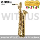 Yamaha YBS-480 Intermediate Baritone Saxophone Genuine Gold w/Case, Warranty