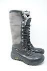 UGG Adirondack Tall Leather Sheepskin Winter Snow Boots Black Women’s Size 9