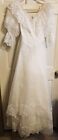 Vintage ICONIC JC Penney  Lace Princess Wedding Gown~Chapel Train~XS/S~TLC/VVG
