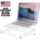 Acrylic Laptop Stand for Desk Clear Laptop Riser Computer Stand 9-16