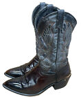 Vtg Abilene Brown Mahogany Leather Western Cowboy Boots Size 10.5 D Rockabilly⭐️