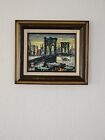 Henri-Robert-Marcel Duchamp (1887-1968) Brooklyn Bridge Oil On Canvas 15