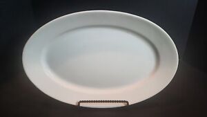 MELLOR AND CO ANTIQUE WHITE IRONSTONE PLATTER 16.5