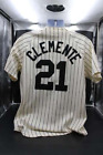 Roberto Clemente Majestic Jersey Pirates Cooperstown Coll Size L D10692