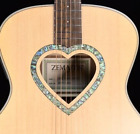 Zemaitis CAG-100HS-NAT-E Natural Electric Acoustic Guitar with Gig bag Open Box