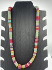Multi Colored Beaded 20” Necklace With Easter Egg Charms Children’s Women