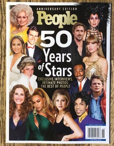 2024 PEOPLE MAGAZINE 50 YEARS OF STARS Taylor Swift Prince life Time TV