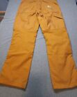 Carhartt Double Knee Relaxed Fit Carpenter Pants 32x30 Act (32x29) Brown 140