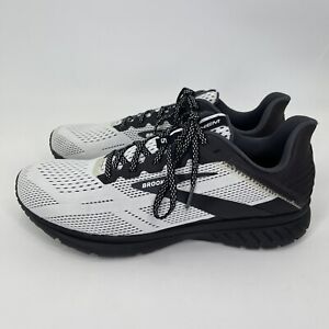 Brooks Anthem 5 Running Shoes White Black Gym Trainer Mens Sz 9.5 READ