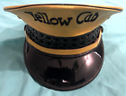 YELLOW CAB VINTAGE AUTHENTIC 1940s MILITARY-STYLE EMBROIDERED TAXI DRIVER HAT!!!