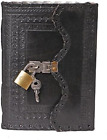 Leather Diary Journal With Lock Notepad Writing Book With Lock And Key Handmade