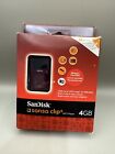 SanDisk Sansa Clip Plus 4GB MP3 Player Recorder FM Radio/Slot Radio SR New Read