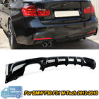 Rear Bumper Diffuser Lip For BMW 3 Series F30 F31 M-Sport 2012-2018 Gloss Black (For: More than one vehicle)