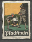 Germany Pfadfinder (Boy Scouts) propaganda stamp/label