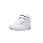 Reebok Women's Freestyle Hi Top Sneakers White/Silver 2431