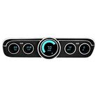 Ford Mustang Digital Dash Panel for 1965-1966 Gauges by Intellitronix TEAL LEDs (For: Ford Mustang)