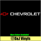 Chevrolet 2 Color Windshield Chevy Banner Decal Sticker 2.5x37