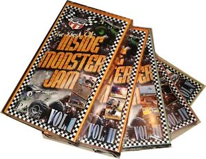 Best of Inside Monster Jam 5 vol. NEW VHS set Trucks Bigfoot Grave Digger Reptar